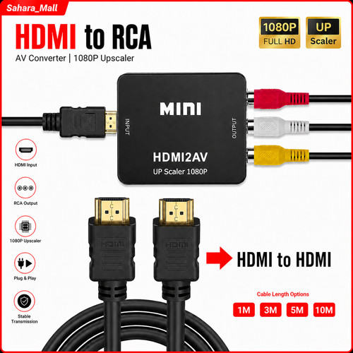 Hdmi rca converter - hdmi, 1080p